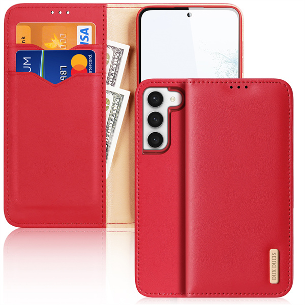 Dux Ducis - Telefoonhoesje geschikt voor Samsung S23 - Rood afbeelding