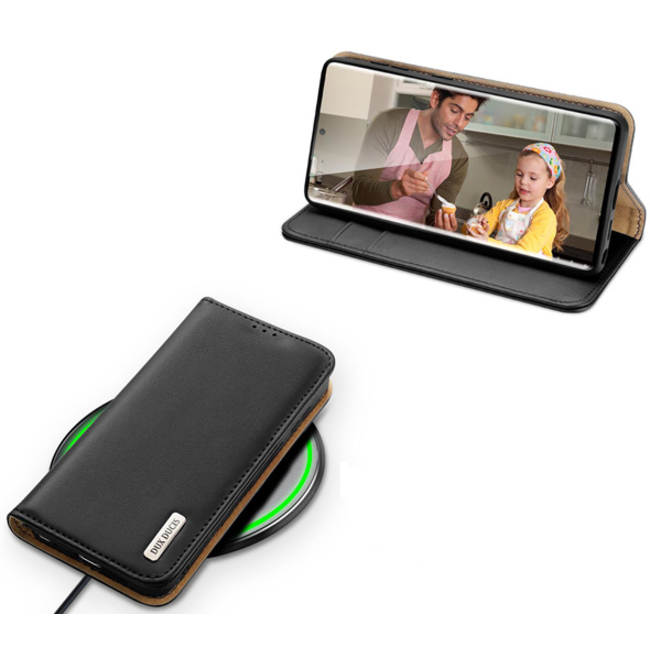 Dux Ducis - Telefoonhoesje geschikt voor Samsung S23 Ultra - Dux Ducis Hivo Series Case - Zwart