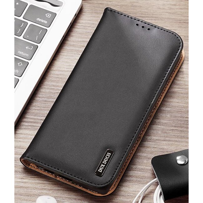 Dux Ducis - Telefoonhoesje geschikt voor Samsung S23 Ultra - Dux Ducis Hivo Series Case - Zwart