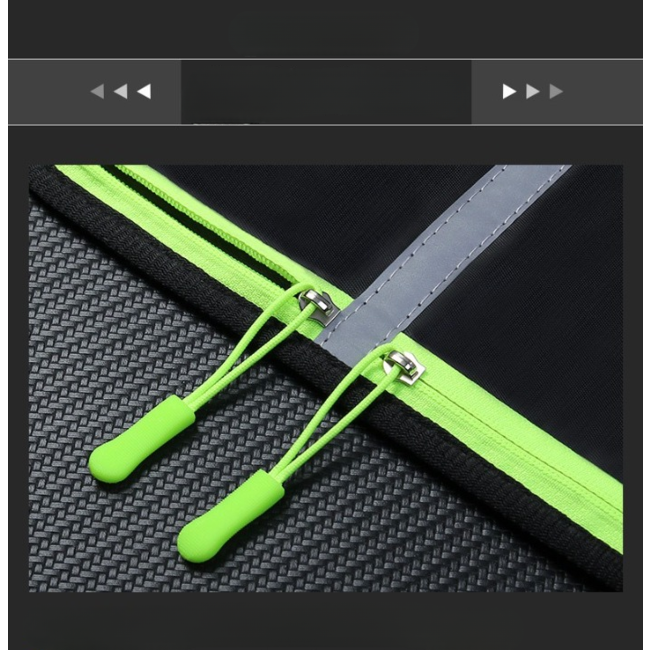 Case2go Sportband - Hardloopband - Hardloop Riem - Running belt - met Smartphone houder - Unisex/Onesize - Groen