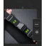 Case2go Sportband met fleshouder - Hardloopband - Hardloop Riem - Running belt - met Smartphone houder - Unisex/Onesize - Zwart