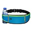 Case2go Sportband met fleshouder - Hardloopband - Hardloop Riem - Running belt - met Smartphone houder - Unisex/Onesize - Blauw