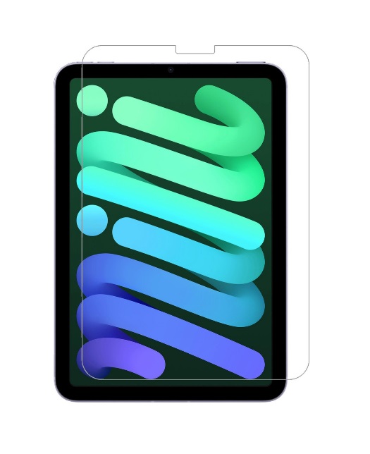 Devia - Tempered Glass screenprotector geschikt voor iPad Mini 6 (2021) - Slijtvast en Anti-kras - Transparant afbeelding