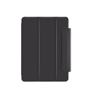 Devia Tablet hoes geschikt voor Apple iPad Pro 12.9 (2022 / 2021 / 2020) - Magnetische Book case met Auto/Wake functie en Pencil Houder - Zwart