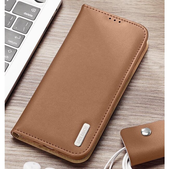Dux Ducis - Telefoonhoesje geschikt voor Samsung S23 Plus - Dux Ducis Hivo Series Case - Bruin