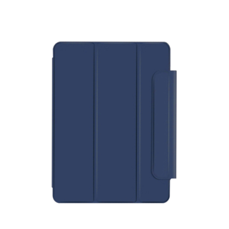 Devia Tablet hoes geschikt voor Apple iPad Pro 12.9 (2022 / 2021 / 2020) - Magnetische Book case met Auto/Wake functie en Pencil Houder - Oceaan Blauw