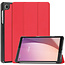 Case2go - Tablet Hoes geschikt voor Lenovo Tab M8 4th Gen (8 Inch) - Tri-Fold Book Case - Rood