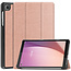 Case2go - Tablet Hoes geschikt voor Lenovo Tab M8 4th Gen (8 Inch) - Tri-Fold Book Case - Rose Goud