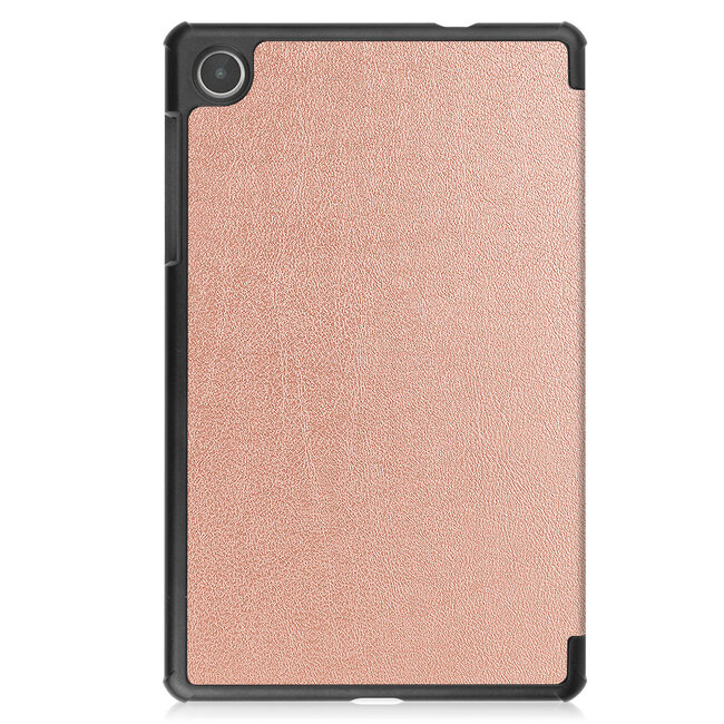 Case2go - Tablet Hoes geschikt voor Lenovo Tab M8 4th Gen (8 Inch) - Tri-Fold Book Case - Rose Goud