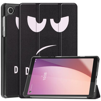 Case2go Case2go - Tablet Hoes geschikt voor Lenovo Tab M8 4th Gen (8 Inch) - Tri-Fold Book Case - Don't Touch Me