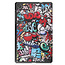 Case2go - Tablet Hoes geschikt voor Lenovo Tab M8 4th Gen (8 Inch) - Tri-Fold Book Case - Grafitti