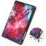 Case2go - Tablet Hoes geschikt voor Lenovo Tab M8 4th Gen (8 Inch) - Tri-Fold Book Case - Galaxy