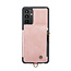 CaseMe - Telefoonhoesje geschikt voor Samsung Galaxy A34 5G - Back Cover - Met Pasjeshouder - Licht Roze