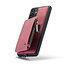 CaseMe - Telefoonhoesje geschikt voor Samsung Galaxy A34 5G - Back Cover - Met Pasjeshouder - Roze