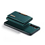 CaseMe - Telefoonhoesje geschikt voor Samsung Galaxy S23 Plus - Back Cover - Met Magnetische Pasjeshouder - Groen