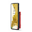 CaseMe - Telefoonhoesje geschikt voor Samsung Galaxy S23 - Back Cover - Met Magnetische Pasjeshouder - Rood
