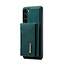 CaseMe - Telefoonhoesje geschikt voor Samsung Galaxy S23 - Back Cover - Met Magnetische Pasjeshouder - Groen