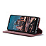 CaseMe - Telefoonhoesje geschikt voor Samsung Galaxy A14 5G - Wallet Book Case - Rood