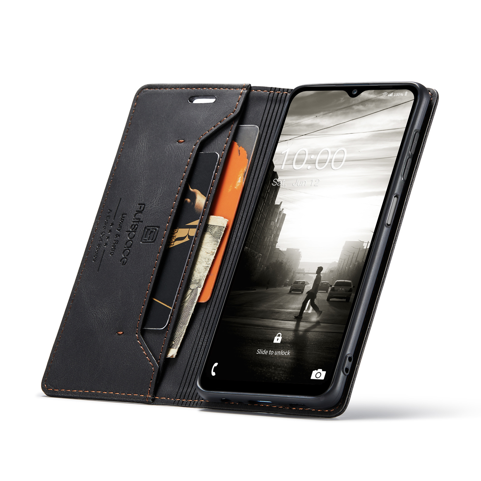 voordat handel foto CaseMe CaseMe - Telefoonhoesje geschikt voor Samsung Galaxy A14 5G - Wallet  Book Case - Met extra vak - Zwart | Case2go.nl