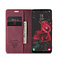 CaseMe - Telefoonhoesje geschikt voor Samsung Galaxy A34 5G - Wallet Book Case - Rood