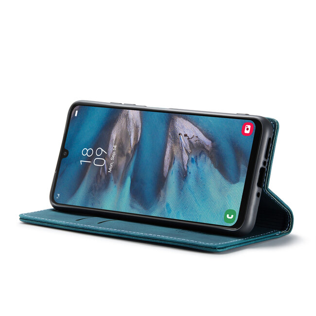 CaseMe - Telefoonhoesje geschikt voor Samsung Galaxy A34 5G - Wallet Book Case - Blauw