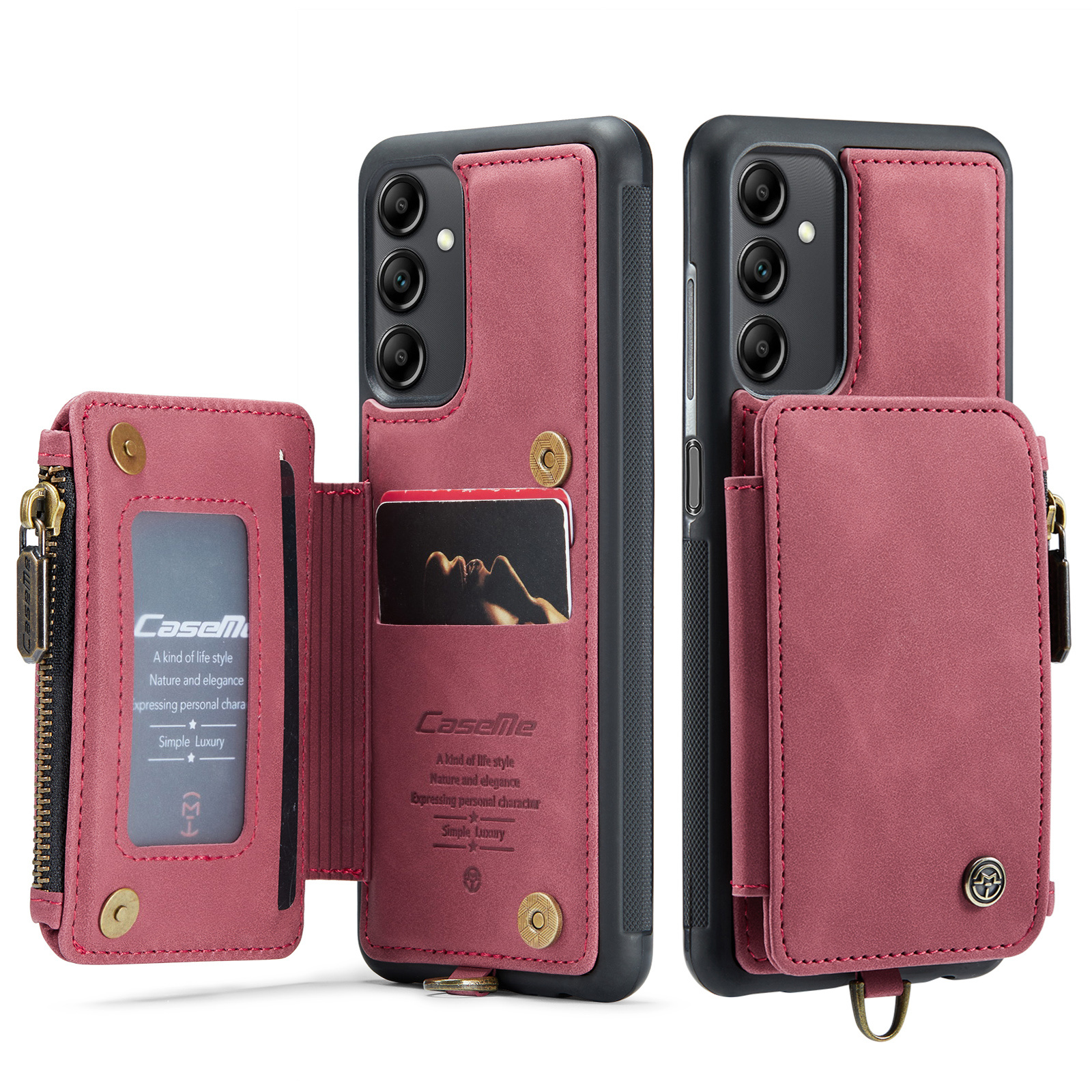 Ongelofelijk wees onder de indruk mozaïek CaseMe CaseMe - Telefoonhoesje geschikt voor Samsung Galaxy A14 5G - Back  Cover - Met Pasjeshouder - Roze | Case2go.nl