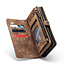 CaseMe - Telefoonhoesje geschikt voor Samsung Galaxy A14 5G - 2 in 1 Book Case en Back Cover - Bruin