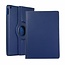 Case2go Case2go - Tablet hoes geschikt voor iPad 10.2 2019 / 2020 / 2021 - Draaibare Book Case Cover - Donker Blauw
