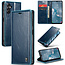 CaseMe - Telefoonhoesje geschikt voor Samsung Galaxy A14 5G - Flip Wallet Case - Magneetsluiting - Blauw