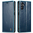 CaseMe - Telefoonhoesje geschikt voor Samsung Galaxy A14 5G - Flip Wallet Case - Magneetsluiting - Blauw