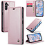 CaseMe - Telefoonhoesje geschikt voor Samsung Galaxy A14 5G - Flip Wallet Case - Magneetsluiting - Roze