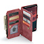 CaseMe - Hoesje geschikt voor Samsung Galaxy A14 5G - Wallet Book Case - met Rits en Magneetsluiting - met RFID bescherming - Rood