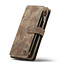 CaseMe - Hoesje geschikt voor Samsung Galaxy A54 5G - Wallet Book Case - met Rits en Magneetsluiting - met RFID bescherming - Bruin