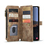 CaseMe - Hoesje geschikt voor Samsung Galaxy A54 5G - Wallet Book Case - met Rits en Magneetsluiting - met RFID bescherming - Bruin