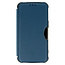 Case2go - Telefoonhoesje geschikt voor Samsung Galaxy S23 Ultra - Razor Carbon Book case - Marine Blauw