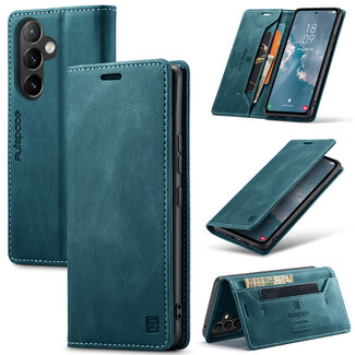 CaseMe CaseMe - Telefoonhoesje geschikt voor Samsung Galaxy A54 5G - Flip Wallet Case - Blauw