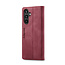 CaseMe - Telefoonhoesje geschikt voor Samsung Galaxy A34 5G - Flip Wallet Case - Magneetsluiting - Rood