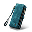 CaseMe - Telefoonhoesje geschikt voor Samsung Galaxy A34 5G - 2 in 1 Book Case en Back Cover - Blauw