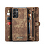 CaseMe - Telefoonhoesje geschikt voor Samsung Galaxy A54 5G - 2 in 1 Book Case en Back Cover - Bruin