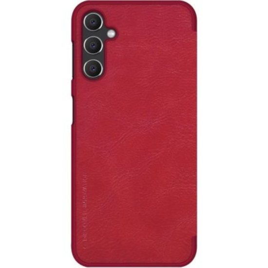 vreugde zoete smaak Plaats Nillkin Telefoon hoesje geschikt voor Samsung Galaxy A14 5G Hoesje - Qin Leather  Case - Flip Cover - Rood | Case2go.nl