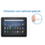 Case2go - Tablet Screenprotector geschikt voor Amazon Fire HD 10 (2021) - Tempered Glass - Case Friendly - Transparant