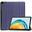 Tablet hoes geschikt voor Huawei MatePad SE 10.4 Inch - Tri-Fold Book Case - Donker Blauw