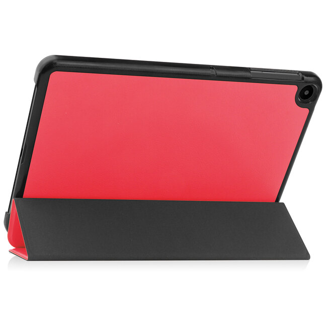 Tablet hoes geschikt voor Huawei MatePad SE 10.4 Inch - Tri-Fold Book Case - Rood