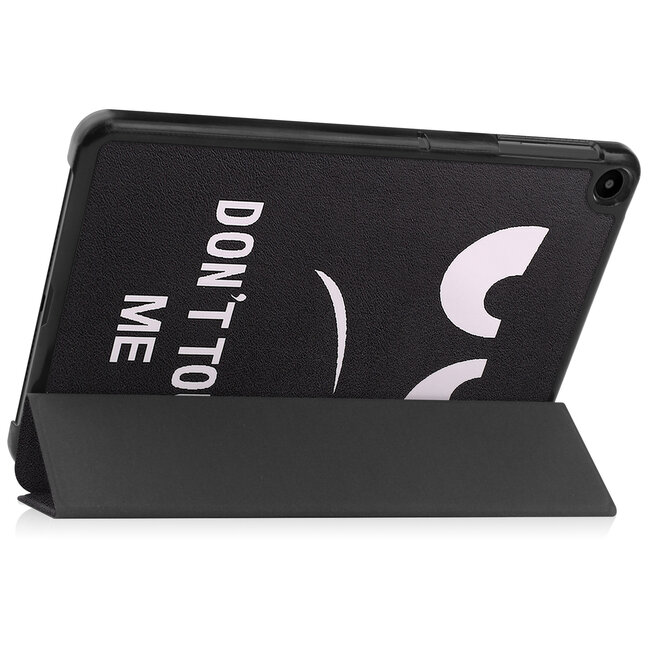 Tablet hoes geschikt voor Huawei MatePad SE 10.4 Inch - Tri-Fold Book Case - Don't Touch Me