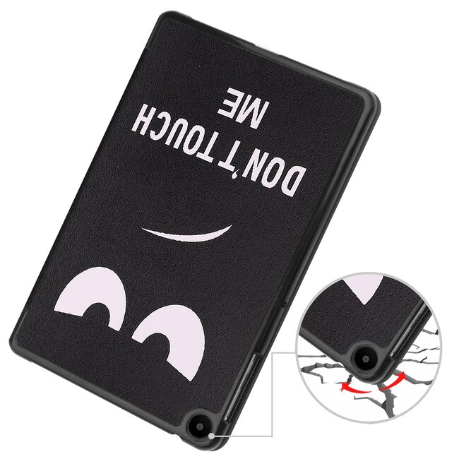 Tablet hoes geschikt voor Huawei MatePad SE 10.4 Inch - Tri-Fold Book Case - Don't Touch Me