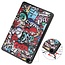 Tablet hoes geschikt voor Huawei MatePad SE 10.4 Inch - Tri-Fold Book Case - Graffiti