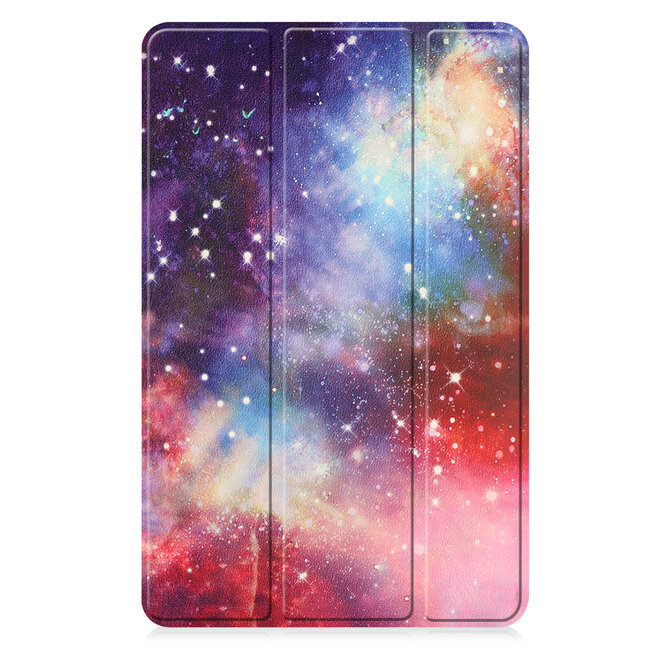 Tablet hoes geschikt voor Huawei MatePad SE 10.4 Inch - Tri-Fold Book Case - Galaxy