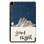 Tablet hoes geschikt voor Huawei MatePad SE 10.4 Inch - Tri-Fold Book Case - Good Night