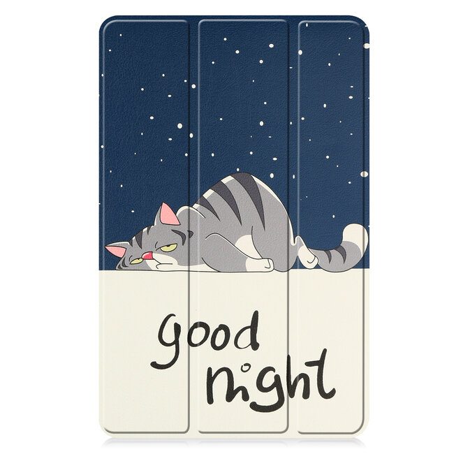 Tablet hoes geschikt voor Huawei MatePad SE 10.4 Inch - Tri-Fold Book Case - Good Night