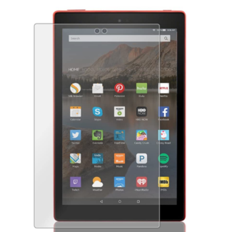 Case2go Case2go - Tablet Screenprotector geschikt voor Amazon Fire HD 7 (2022) - Tempered Glass - Case Friendly - Transparant